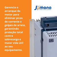 Soft Starter SSW07 30A 220V/380V | 10CV e 20CV WEG