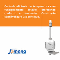 Torneira Elétrica Enerclean Branca Parede 5500W 220V Enerbras