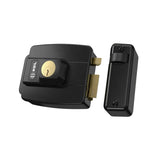 Fechadura Elétrica Compacta de Sobrepor Preta Original 12V HDL