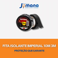 Fita Isolante Imperial 3m 18mm X 10 Metros- Kit com 10 Unidades