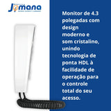 Vídeo Porteiro HDL Class 4.3 Branco com Visão Noturna Bivolt