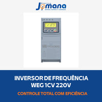 Inversor de Frequência WEG CFW300 1cv 4,2A 220V Monofásico para Trifásico – CFW300A04P2S2NB20