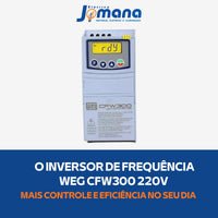 Inversor De Frequência Weg - Cfw300a07p3s2nb20 220v