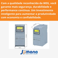 Inversor De Frequência Weg - Cfw300a07p3s2nb20 220v