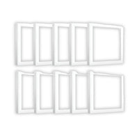 Kit 10 Plafon LED 24W 30x30 6500K Bivolt Branco Frio Avant